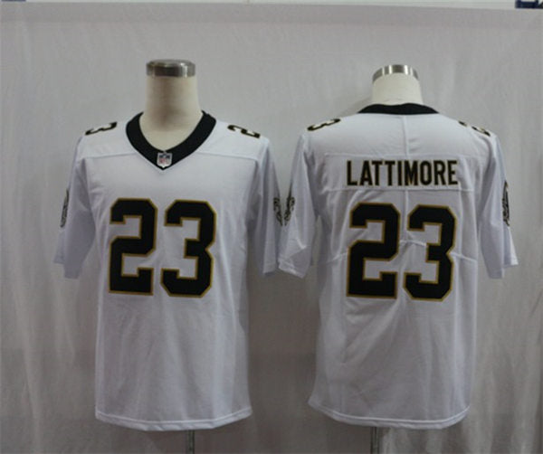 Men’s New Orleans Saints #23 Marshon Lattimore White Nike Vapor Untouchable Limited Jersey