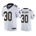 Men’s New Orleans Saints #30 Jamaal Williams Nike White Vapor Untouchable Limited Jersey
