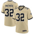 Men’s New Orleans Saints #32 Tyrann Mathieu Nike Gold Gameday Golds Alternate F.U.S.E. Limited Jersey