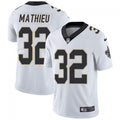 Men’s New Orleans Saints #32 Tyrann Mathieu Nike White Away Vapor Limited Jersey