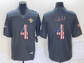 Men’s New Orleans Saints #4 Derek Carr Black Jersey
