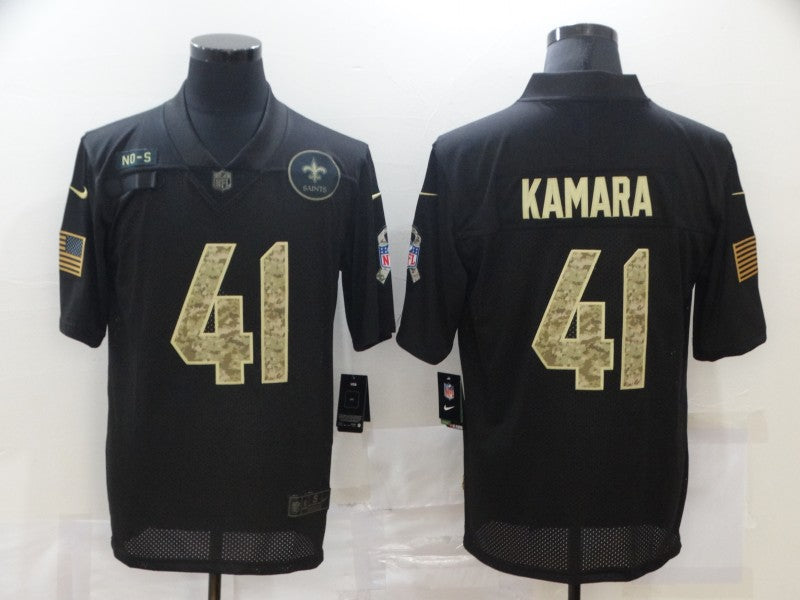 Men’s New Orleans Saints #41 Alvin Kamara Black Jersey