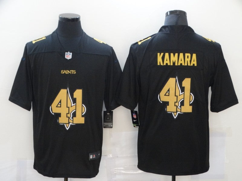 Men’s New Orleans Saints #41 Alvin Kamara Black Jersey