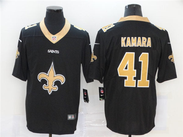 Men’s New Orleans Saints #41 Alvin Kamara  Black Nike Team Icon Jersey