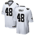 Men’s New Orleans Saints #48 J. T. Gray Nike White Vapor Limited Player Jersey