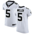 Men’s New Orleans Saints #5 Kendre Miller Nike White Vapor Untouchable Limited Jersey