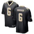 Mens New Orleans Saints #6 Tyler Shough Nike Black Vapor F.U.S.E Limited Jersey