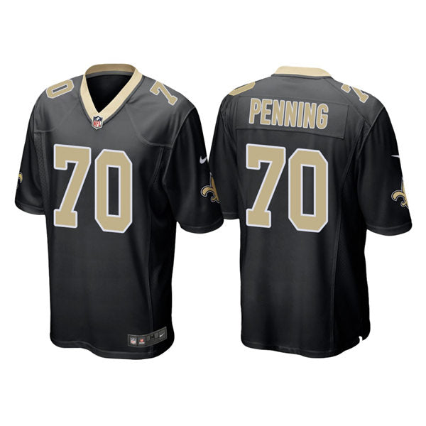 Men’s New Orleans Saints #70 Trevor Penning Nike Black Vapor Untouchable Limited Jersey