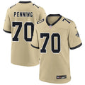 Men’s New Orleans Saints #70 Trevor Penning Nike Gold Gameday Golds Alternate F.U.S.E. Limited Jersey