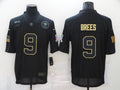 Men’s New Orleans Saints #9 Drew Brees Black Jersey