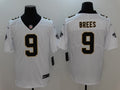 Men’s New Orleans Saints #9 Drew Brees Team Jersey White