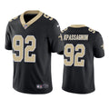 Men’s New Orleans Saints #92 Tanoh Kpassagnon Nike Black Vapor Untouchable Limited Jersey