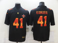 Men’s New Orleans Saints Alvin Kamara #41 Black Authentic Jersey
