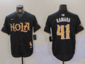 Men’s New Orleans Saints Alvin Kamara #41 Black Jersey