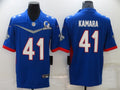 Men’s New Orleans Saints Alvin Kamara #41 Blue All Star Jersey