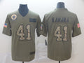 Men’s New Orleans Saints Alvin Kamara #41 Brown Alternate Jersey