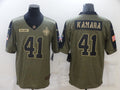 Men’s New Orleans Saints Alvin Kamara #41 Brown Jersey