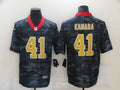 Men’s New Orleans Saints Alvin Kamara #41 Gray Camouflage Jersey