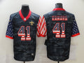 Men’s New Orleans Saints Alvin Kamara #41 Gray Camouflage Jersey