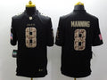 Men’s New Orleans Saints Archie Manning #8 Black Jersey