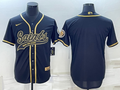Men’s New Orleans Saints Black Blank Jersey