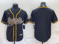 Men’s New Orleans Saints Black Blank Jersey