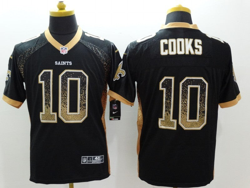 Men’s New Orleans Saints Brandin Cooks #10 Black Jersey