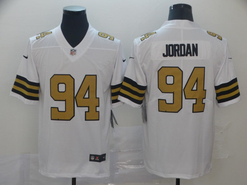 Men’s New Orleans Saints Cameron Jordan #94 White Jersey