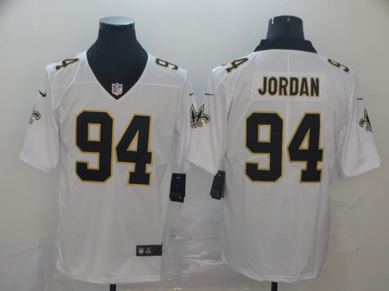 Men’s New Orleans Saints Cameron Jordan #94 White Jersey
