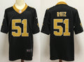 Men’s New Orleans Saints Cesar Ruiz #51 Black Jersey
