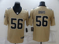 Men’s New Orleans Saints Demario Davis #56 Gold Inverted Jersey