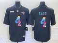 Men’s New Orleans Saints Derek Carr #4 Black Jersey