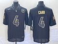 Men’s New Orleans Saints Derek Carr #4 Black Jersey