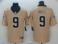 Men’s New Orleans Saints Drew Brees #9 Gold Inverted Jersey