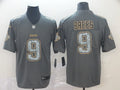 Men’s New Orleans Saints Drew Brees #9 Gray Jersey