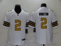 Men’s New Orleans Saints Jameis Winston #2 White Alternate Jersey