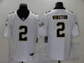 Men’s New Orleans Saints Jameis Winston #2 White Jersey