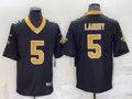 Men’s New Orleans Saints Jarvis Landry #5 Black Jersey