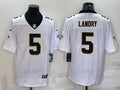Men’s New Orleans Saints Jarvis Landry #5 White Jersey