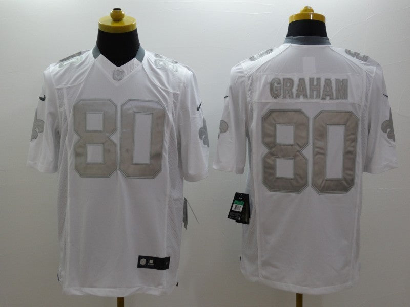 Men’s New Orleans Saints Jimmy Graham #80 White Jersey