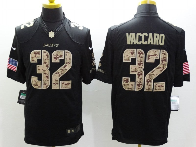 Men’s New Orleans Saints Kenny Vaccaro #32 Black Jersey