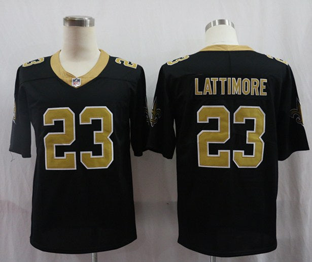 Men’s New Orleans Saints Marshon Lattimore #23 Black Jersey