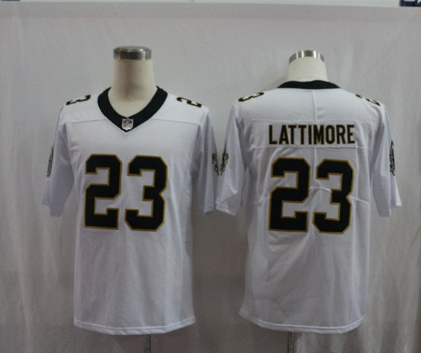 Men’s New Orleans Saints Marshon Lattimore #23 White Jersey