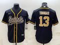 Men’s New Orleans Saints Michael Thomas #13 Black Jersey Joint Edition