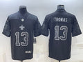 Men’s New Orleans Saints Michael Thomas #13 Black RFLCTV Limited Jersey
