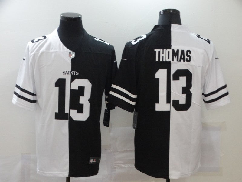 Men’s New Orleans Saints Michael Thomas #13 Black/White Jersey