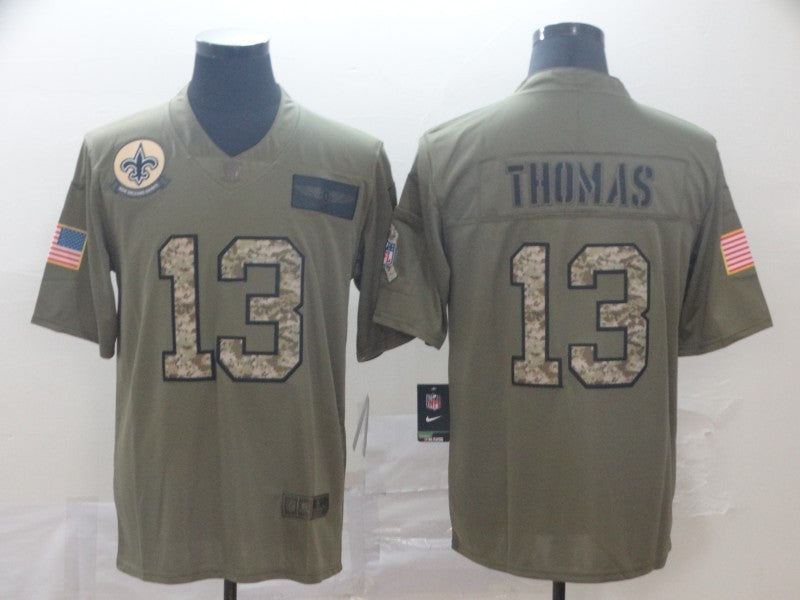 Men’s New Orleans Saints Michael Thomas #13 Brown Alternate Jersey