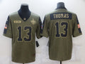 Men’s New Orleans Saints Michael Thomas #13 Brown Jersey