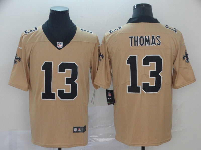 Men’s New Orleans Saints Michael Thomas #13 Gold Inverted Jersey