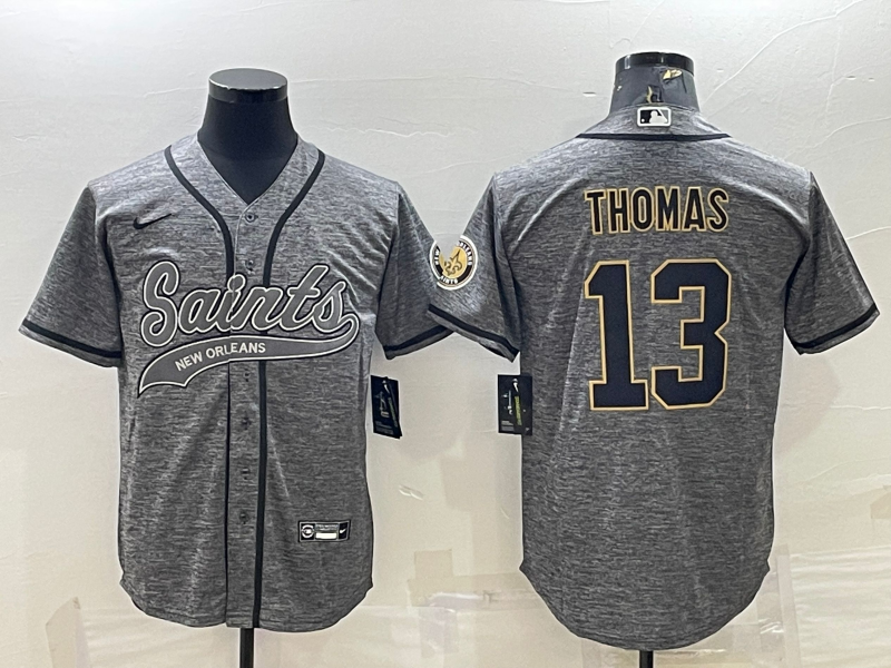 Men’s New Orleans Saints Michael Thomas #13 Gray Jersey Joint Edition